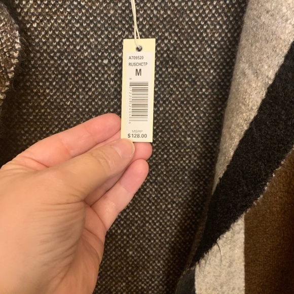 Max Studio Brown and Cream Cardigan - Picture 3 of 6